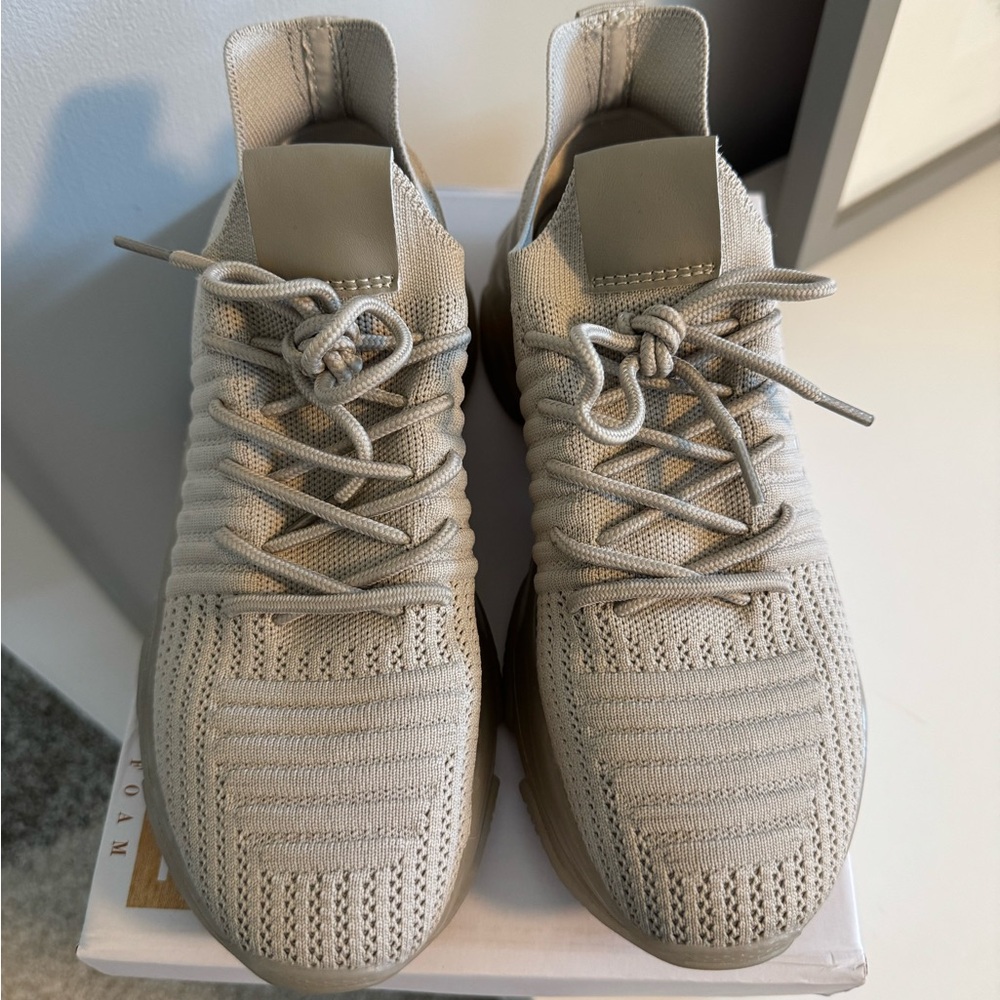 Tan Memory Foam Sneakers - Picture 5 of 8